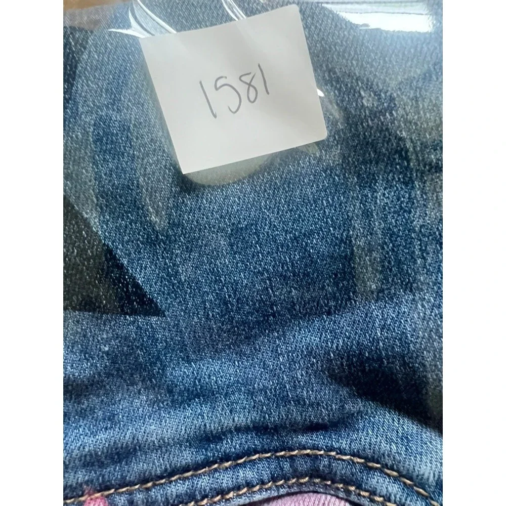 Gap Legging Jeans Kids 7‎ Blue Star Print Pull On Denim Jeggings 1969